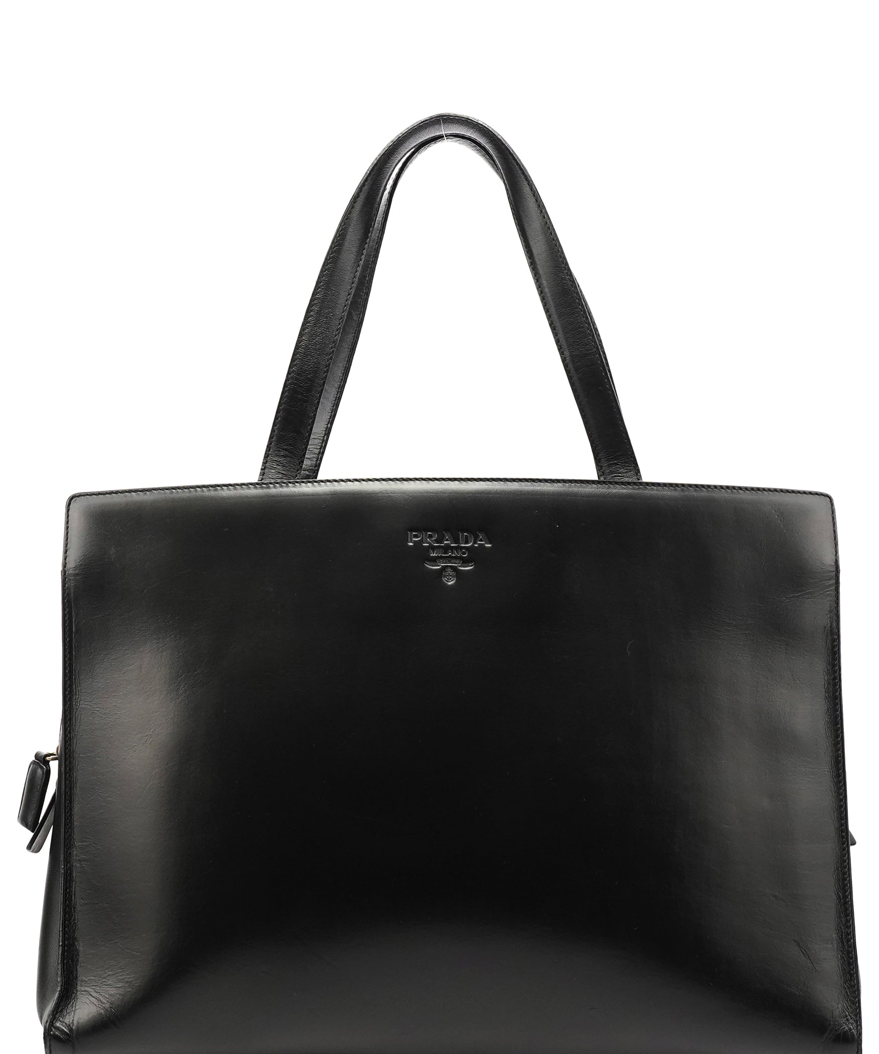 Prada 1995 Black Leather Nappa Sport Tote Bag