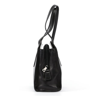 Prada 1995 Black Nappa Tote Bag