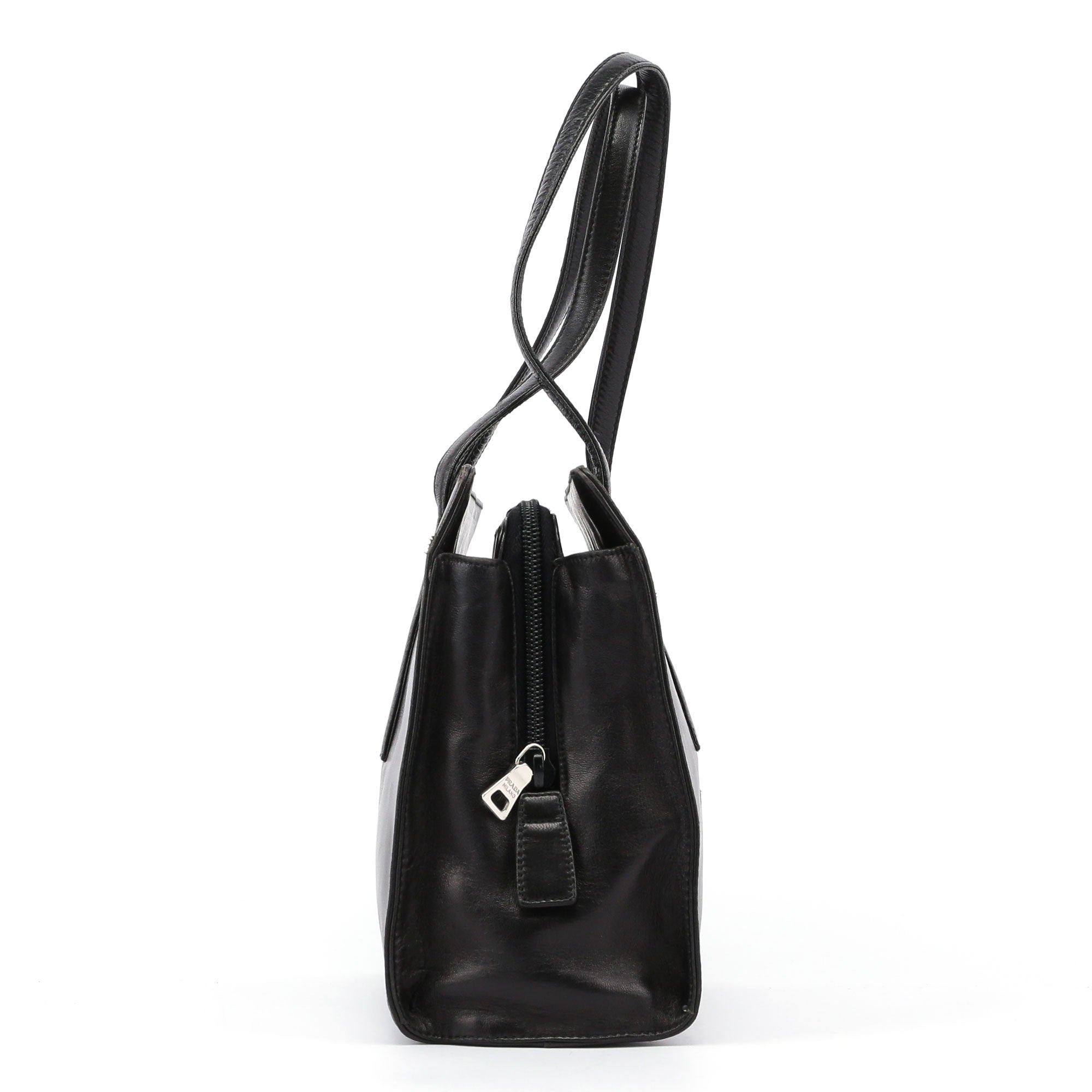 Prada 1995 Black Nappa Tote Bag