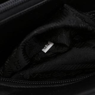 Prada 1995 Black Nappa Tote Bag