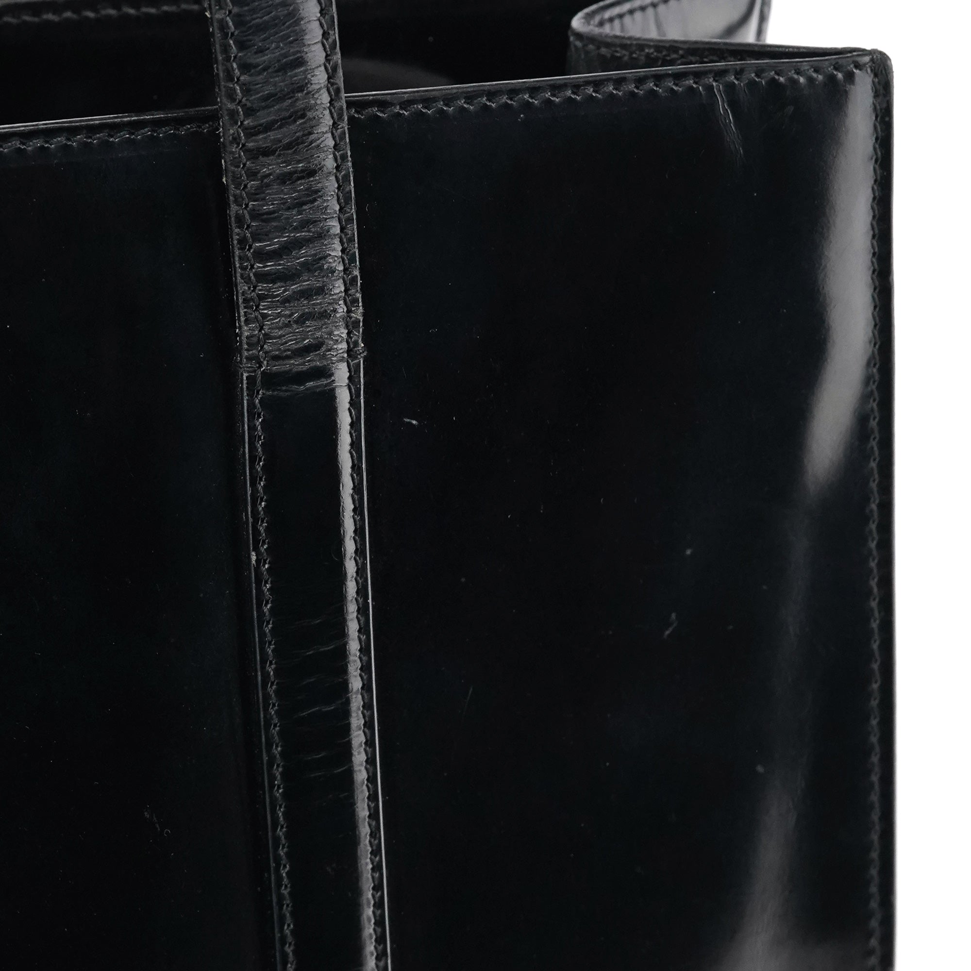 Prada 1995 Black Spazolato Sport Tote Bag