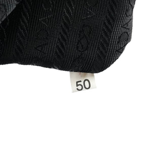 Prada 1995 Black Spazolato Sport Tote Bag