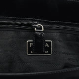 Prada 1995 Black Spazolato Sport Tote Bag