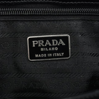Prada 1995 Black Spazolato Sport Tote Bag