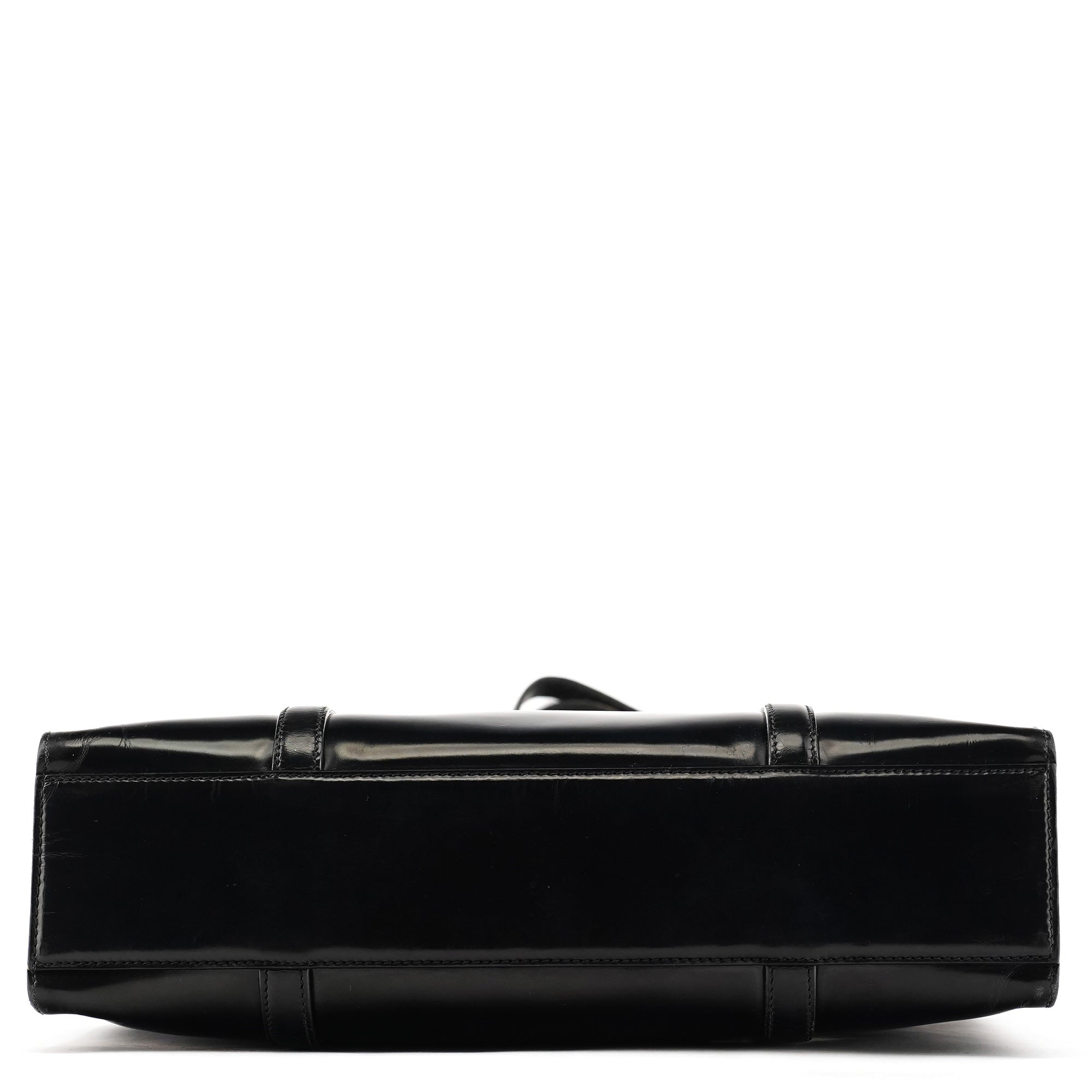 Prada 1995 Black Spazolato Sport Tote Bag