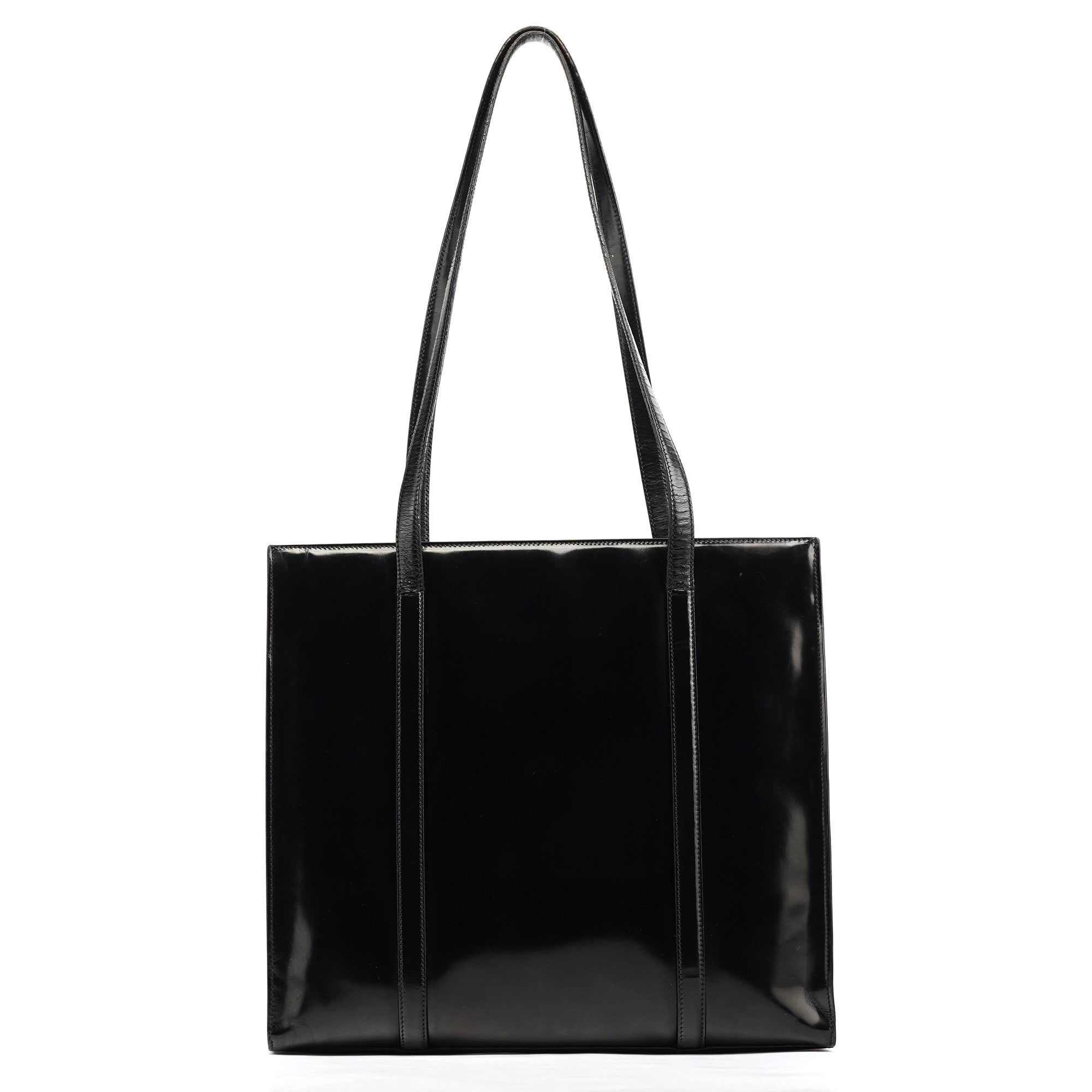Prada 1995 Black Spazolato Sport Tote Bag