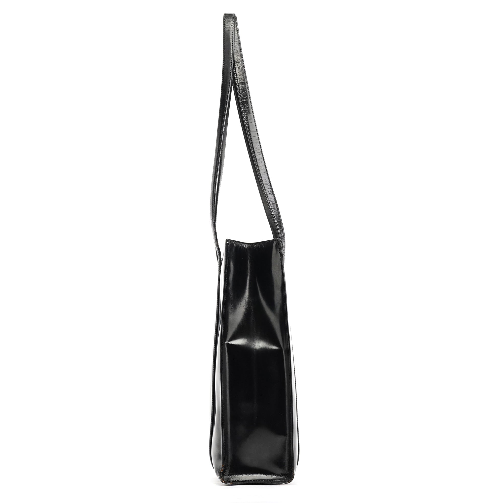Prada 1995 Black Spazolato Sport Tote Bag