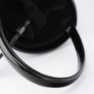 Prada 1995 Black Spazzolato Bucket Bag
