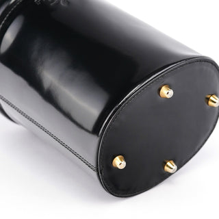 Prada 1995 Black Spazzolato Bucket Bag