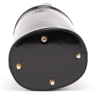 Prada 1995 Black Spazzolato Bucket Bag