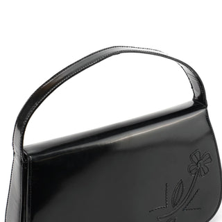 Prada 1995 Black Spazzolato Handbag