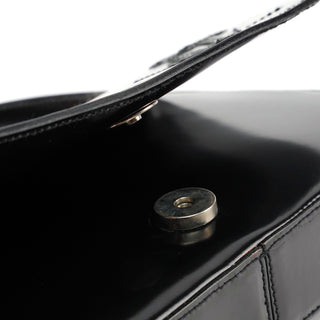 Prada 1995 Black Spazzolato Handbag