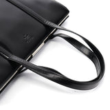 Prada 1995 Black Spazzolato Sport Clutch Tote Bag