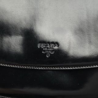 Prada 1995 Black Spazzolato Sport Crossbody Bag
