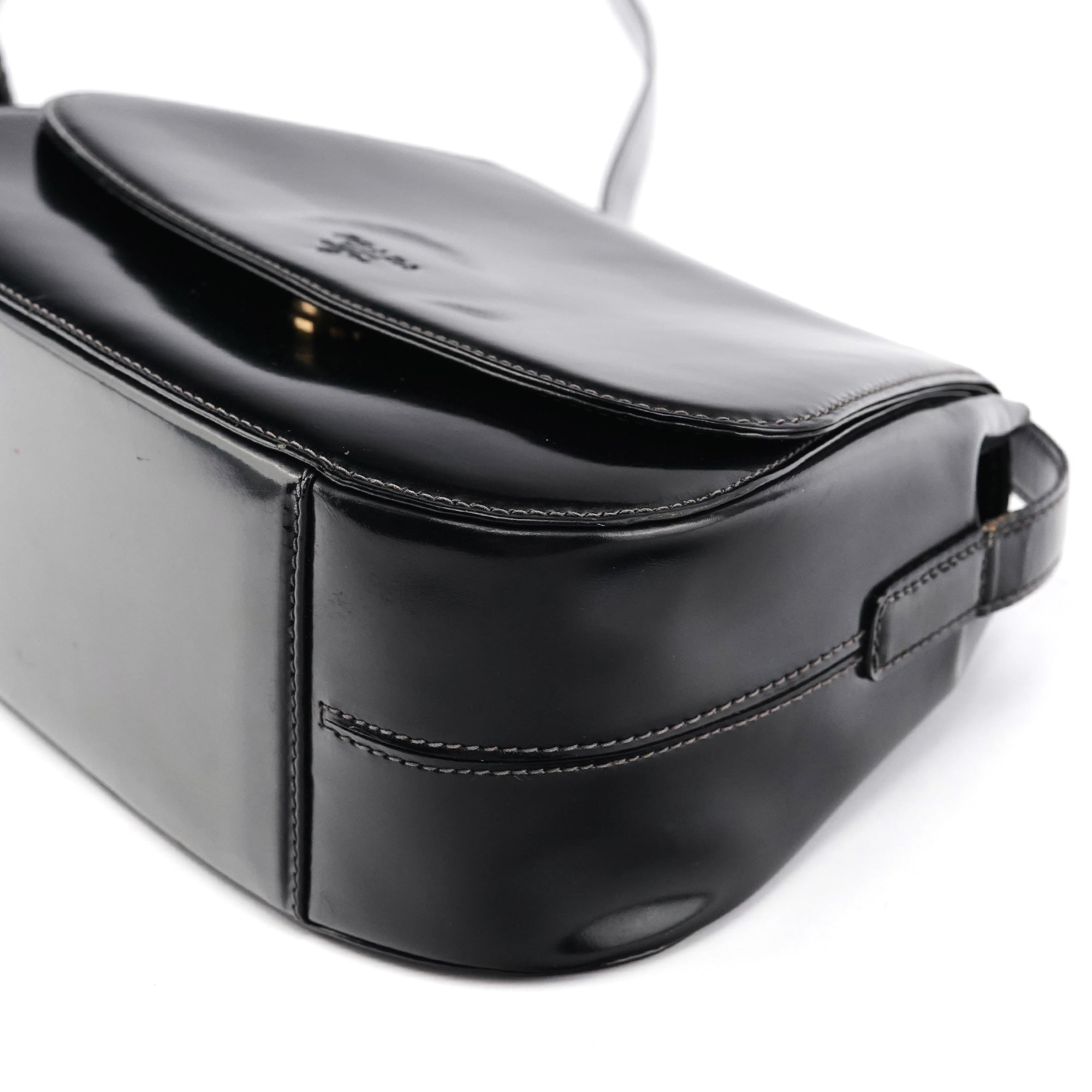 Prada 1995 Black Spazzolato Sport Crossbody Bag