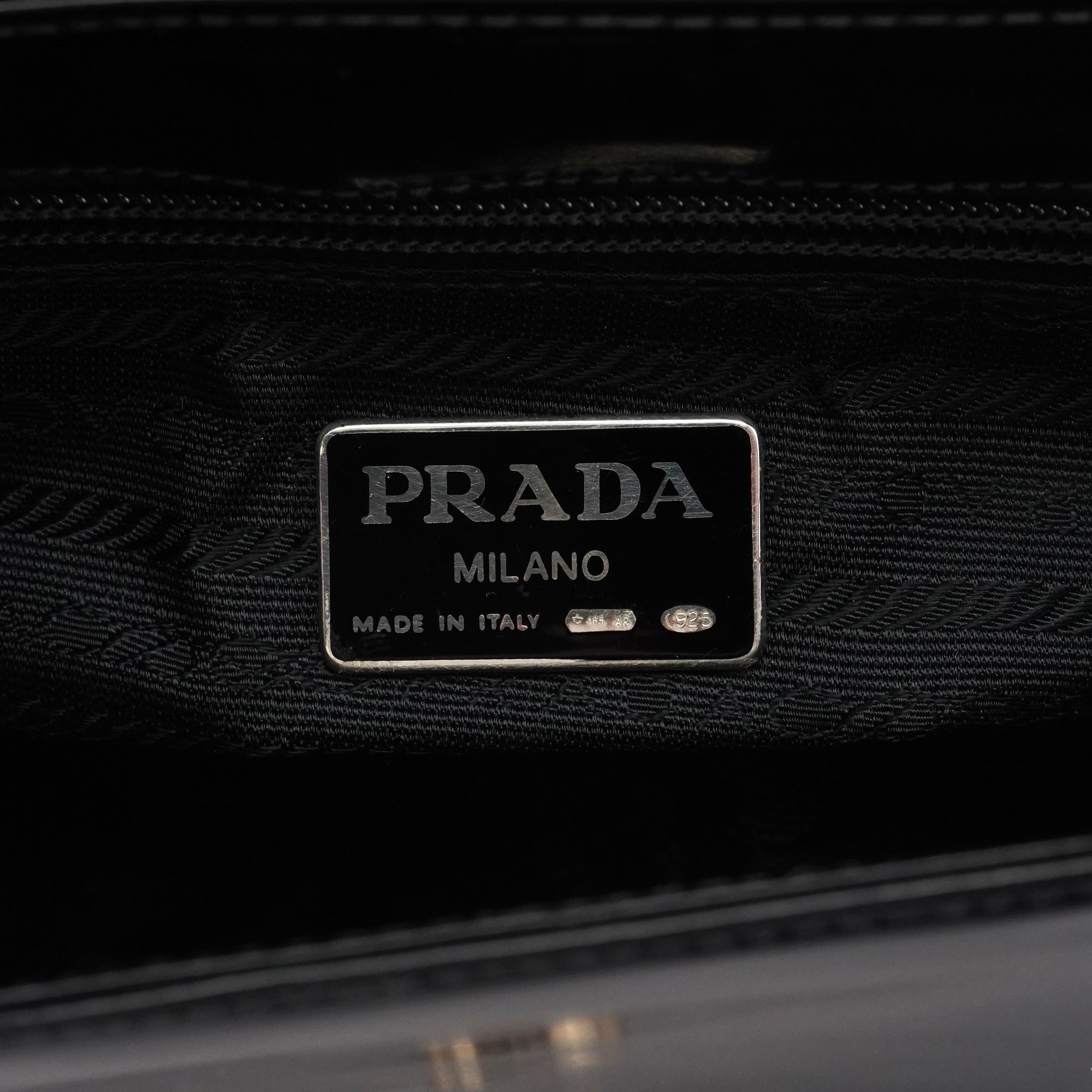 Prada 1995 Black Spazzolato Sport Crossbody Bag