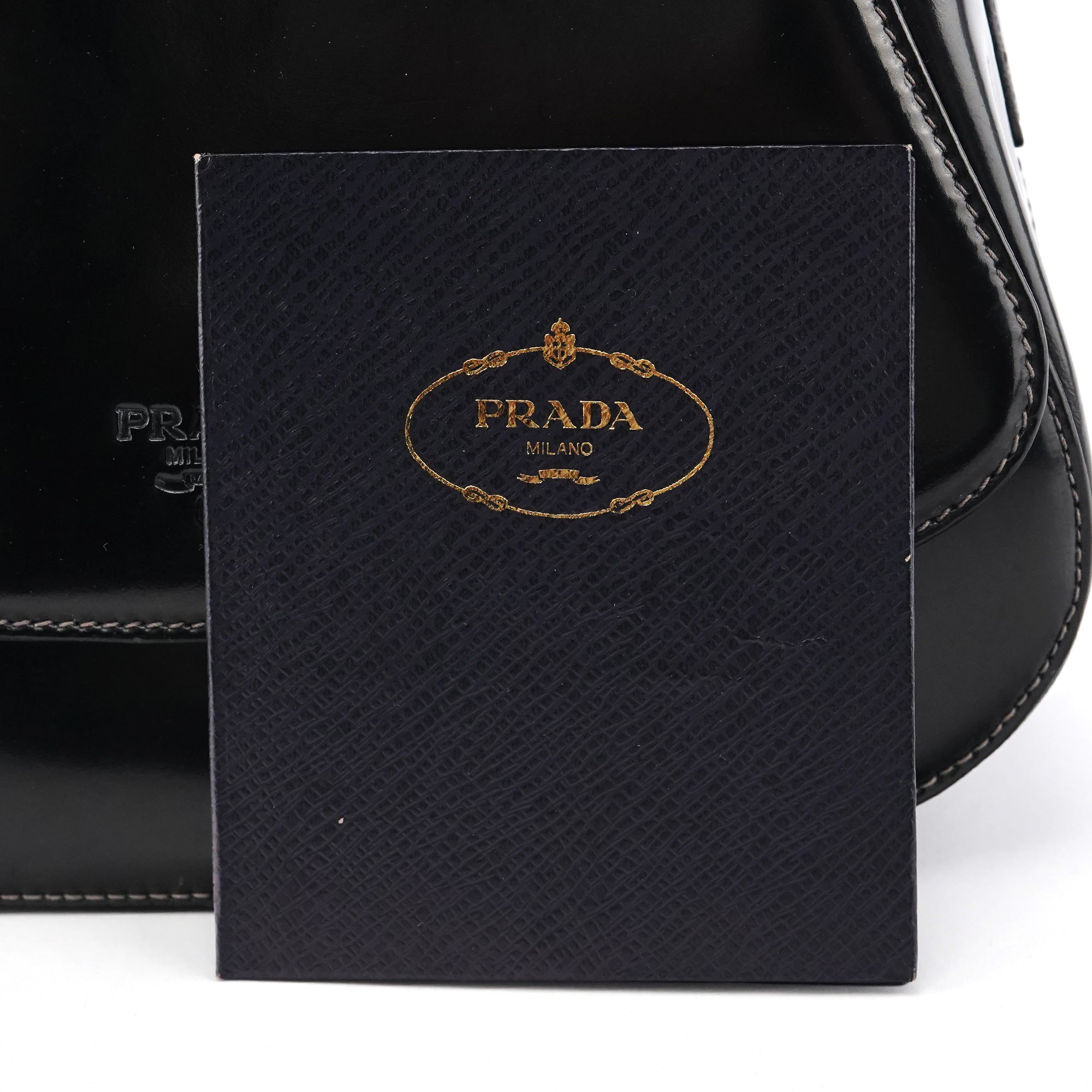 Prada 1995 Black Spazzolato Sport Crossbody Bag