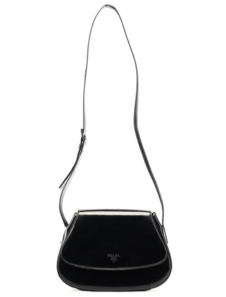 Prada 1995 Black Spazzolato Sport Crossbody Bag