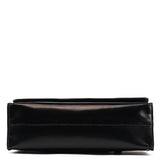 Prada 1995 Black Spazzolato Sport Flap Tote Bag
