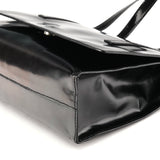 Prada 1995 Black Spazzolato Sport Flap Tote Bag