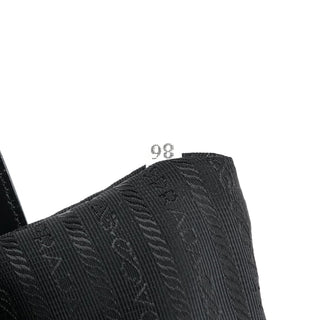 Prada 1995 Black Spazzolato Sport Tote Bag