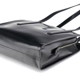 Prada 1995 Black Spazzolato Sport Tote Bag