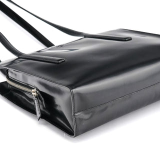 Prada 1995 Black Spazzolato Sport Tote Bag