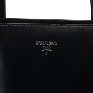 Prada 1995 Black Spazzolato Sport Tote Bag