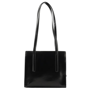 Prada 1995 Black Spazzolato Sport Tote Bag