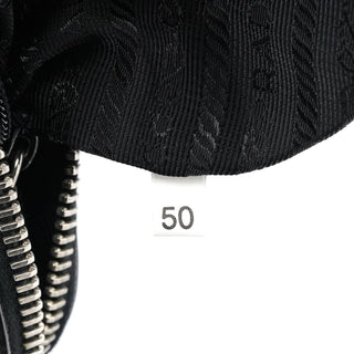 Prada 1995 Black Spazzolato Sport Tote Bag