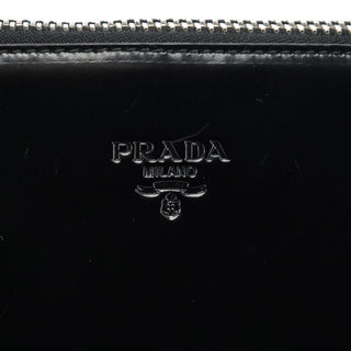 Prada 1995 Black Spazzolato Sport Tote Bag