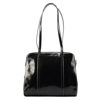 Prada 1995 Black Spazzolato Sport Tote Bag