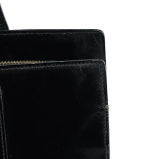 Prada 1995 Black Spazzolato Sport Tote Bag