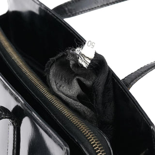 Prada 1995 Black Spazzolato Sport Tote Bag