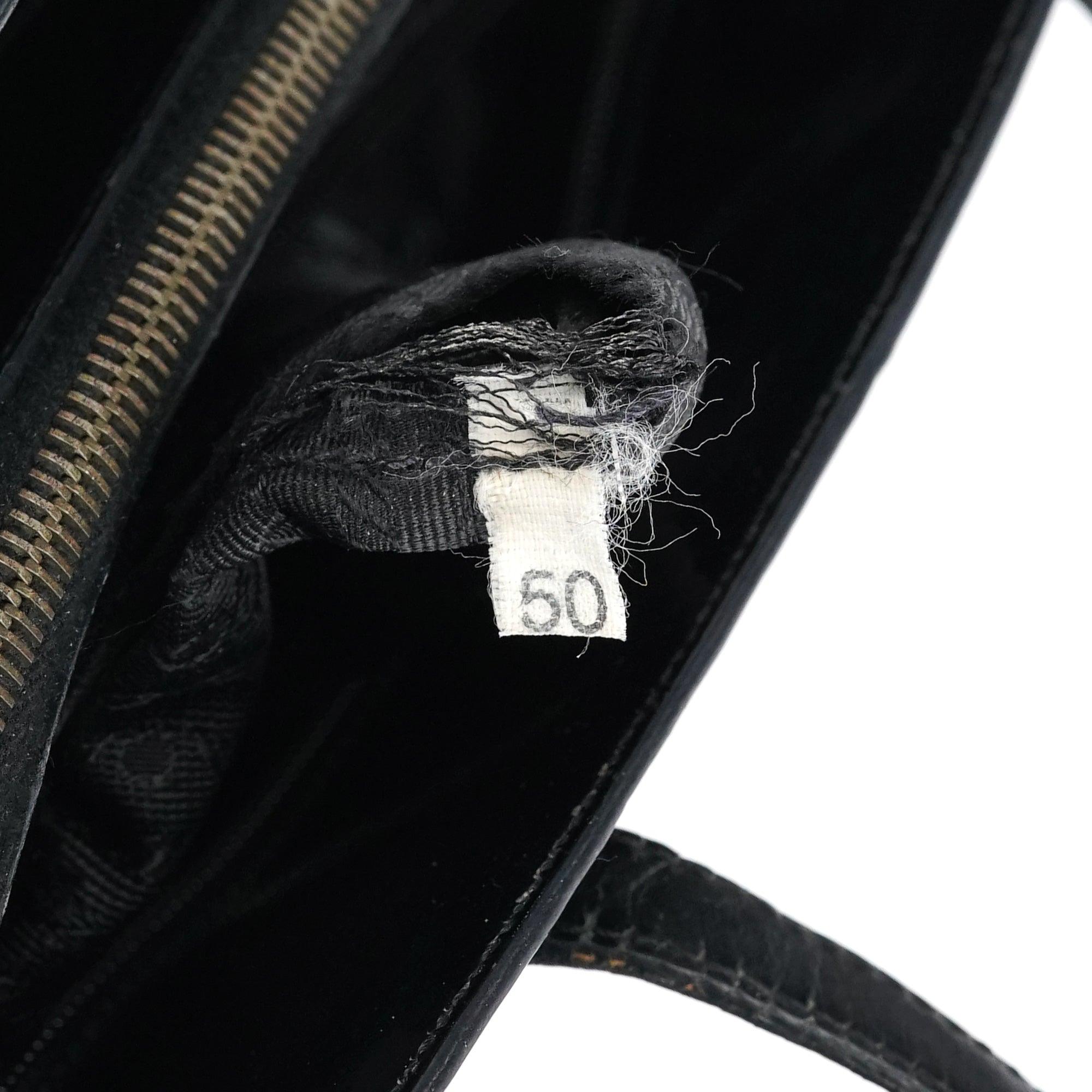 Prada 1995 Sac cabas Spazzolato Sport en cuir verni noir