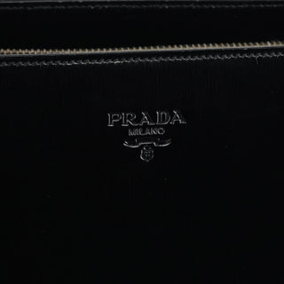 Prada 1995 Black Spazzolato Sport Tote Bag