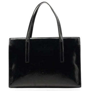 Prada 1995 Black Spazzolato Sport Tote Bag