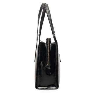 Prada 1995 Black Spazzolato Sport Tote Bag
