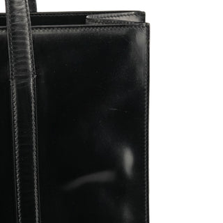 Prada 1995 Black Spazzolato Sport Tote Bag