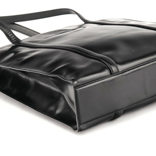 Prada 1995 Black Spazzolato Sport Tote Bag