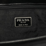 Prada 1995 Black Spazzolato Sport Tote Bag