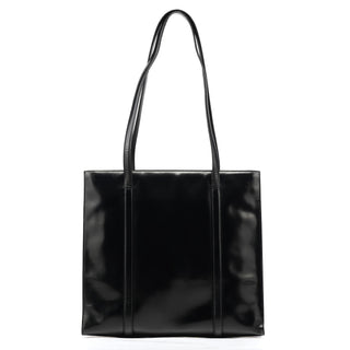Prada 1995 Black Spazzolato Sport Tote Bag