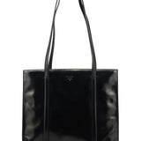 Prada 1995 Black Spazzolato Sport Tote Bag