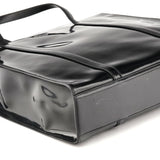 Prada 1995 Black Spazzolato Sport Tote Bag