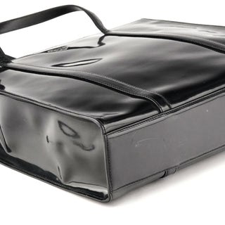 Prada 1995 Black Spazzolato Sport Tote Bag