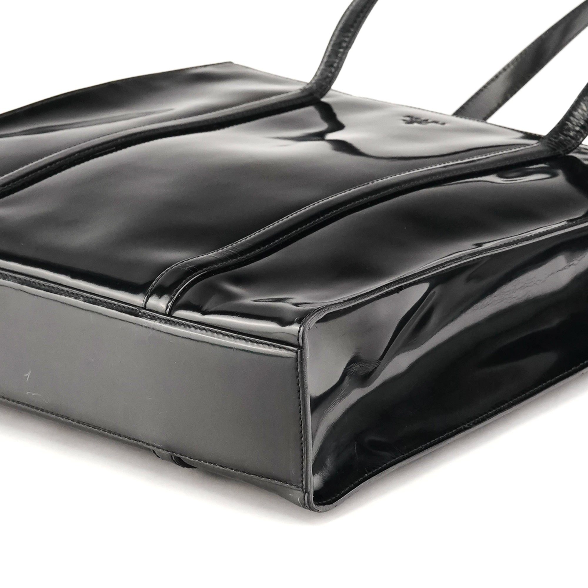Prada 1995 Black Spazzolato Sport Tote Bag