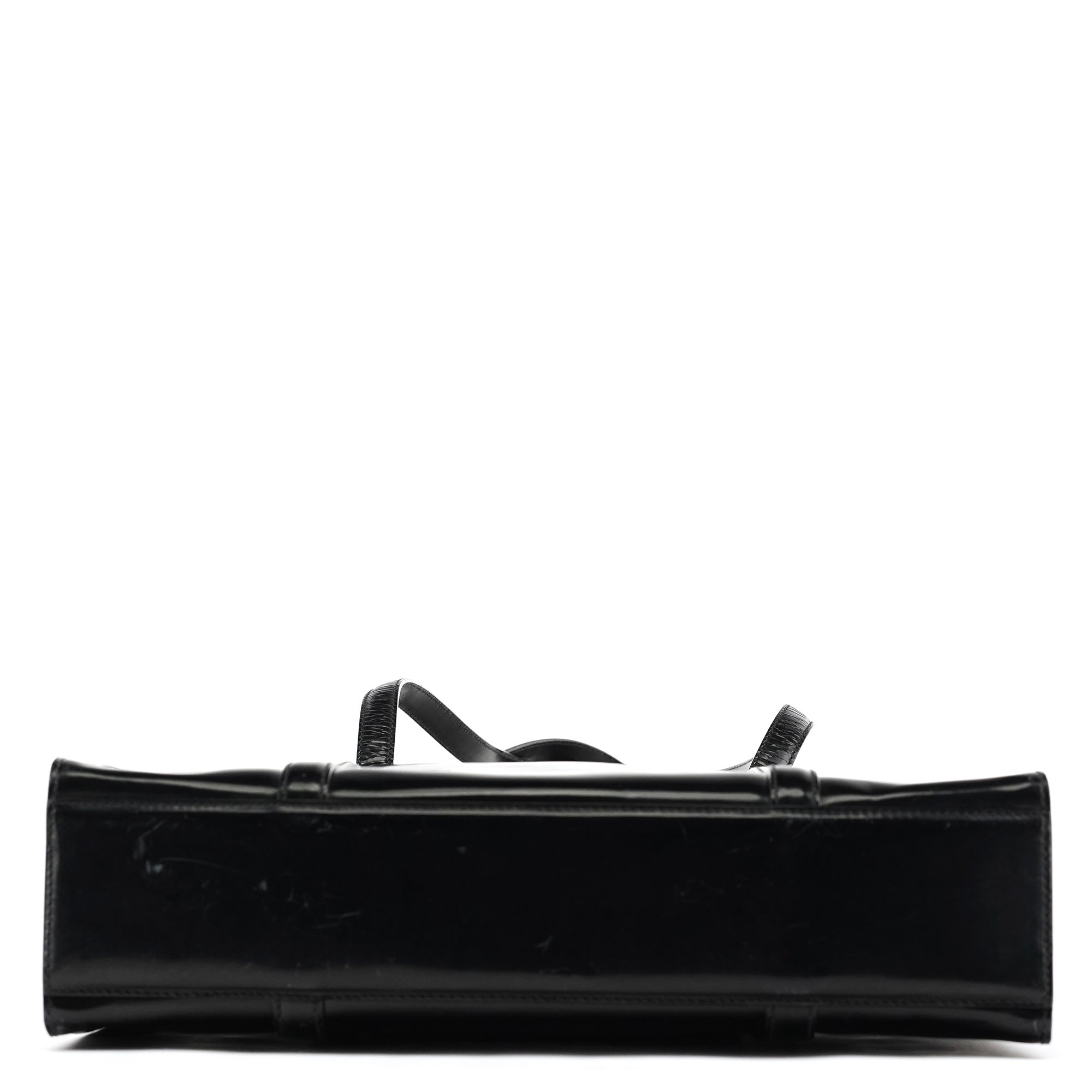 Prada 1995 Black Spazzolato Sport Tote Bag