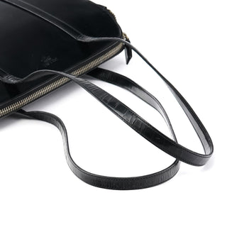 Prada 1995 Black Spazzolato Sport Tote Bag