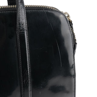Prada 1995 Black Spazzolato Sport Tote Bag