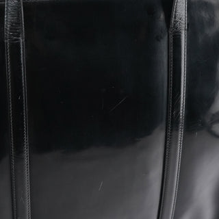 Prada 1995 Black Spazzolato Sport Tote Bag
